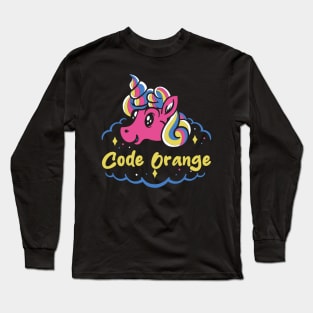 code orange and the last unicorn Long Sleeve T-Shirt